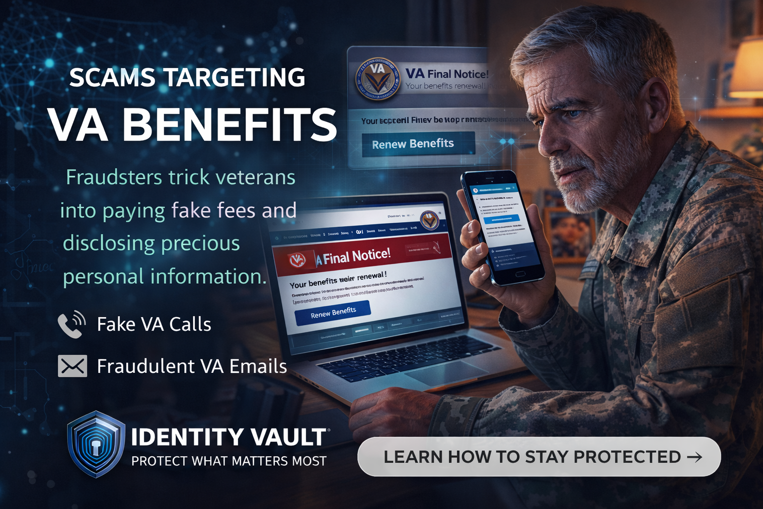 Veterans Benefits Scam Warning: What to Know and How to Stay Protected