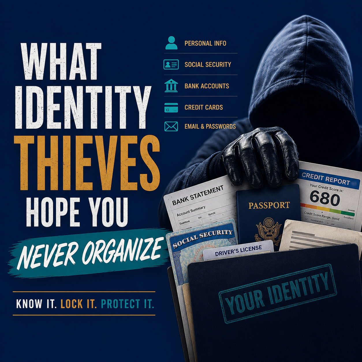 What Identity Thieves Hope You Never Organize